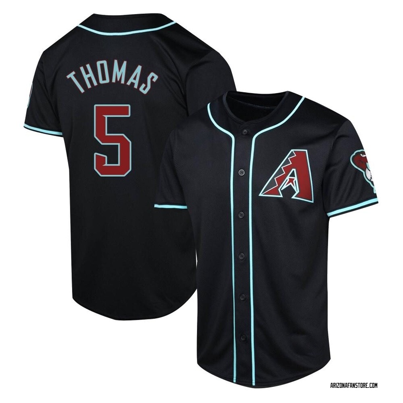 Alek Thomas Men's Arizona Diamondbacks Alternate Jersey - Black Limited