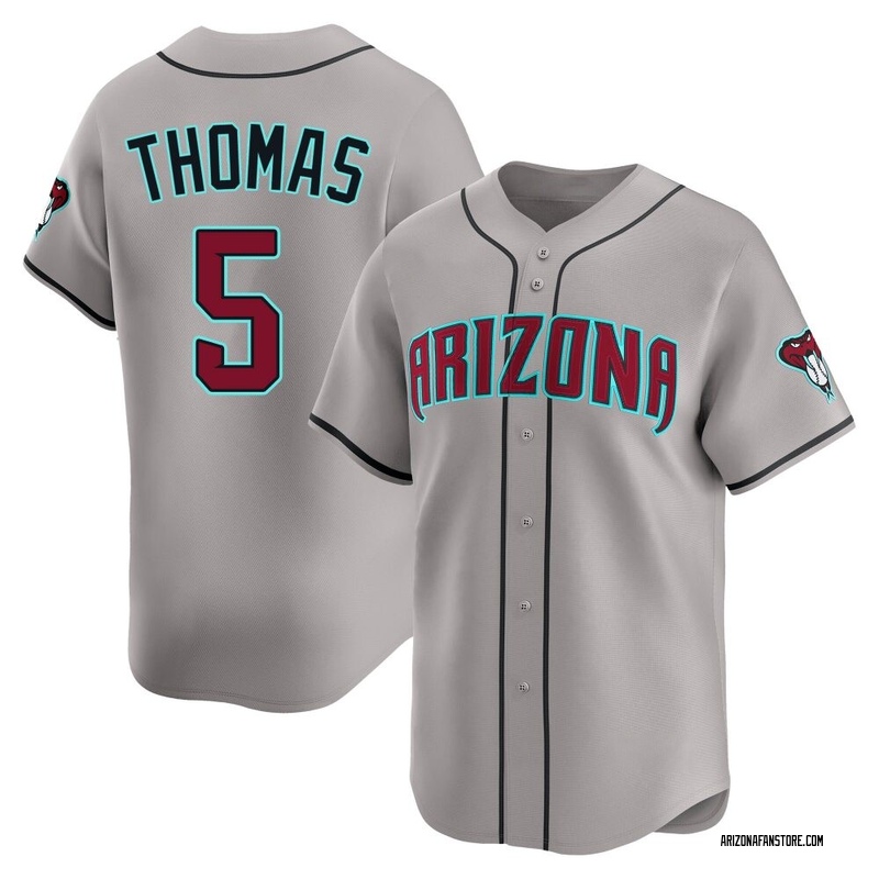 Alek Thomas Men's Arizona Diamondbacks Alternate Jersey - Gray Limited
