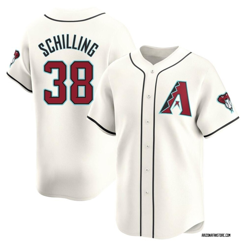 Curt Schilling Men's Arizona Diamondbacks Home Jersey - White Limited