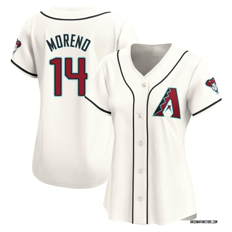 Gabriel Moreno Women's Arizona Diamondbacks Home Jersey - White Limited
