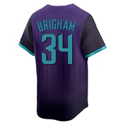 Jeff Brigham Youth Arizona Diamondbacks 2025 City Connect Jersey - Purple Limited