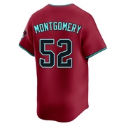 Jordan Montgomery Men's Arizona Diamondbacks Alternate Jersey - Red Limited