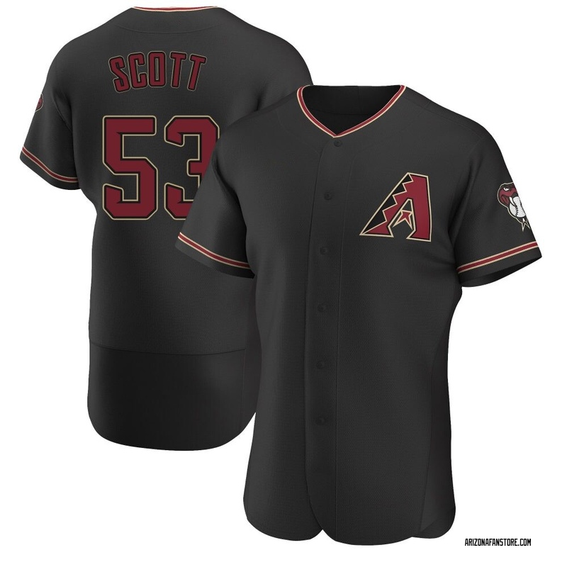 Tayler Scott Men's Arizona Diamondbacks Alternate Jersey - Black Authentic