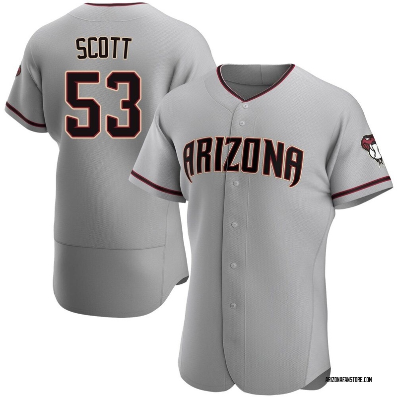 Tayler Scott Men's Arizona Diamondbacks Road Jersey - Gray Authentic